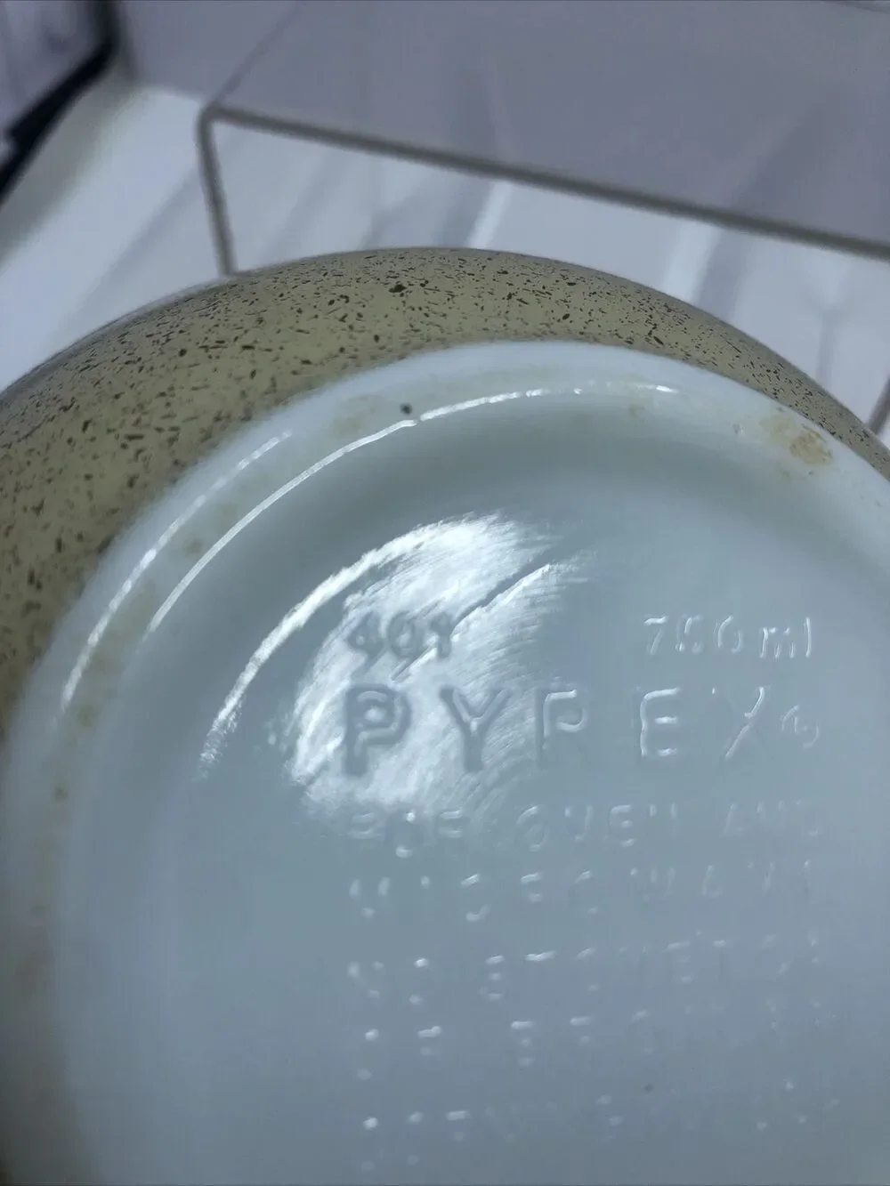 Vintage Pyrex Merry Mushroom  Small Mixing Bowl 401 Rare HTF